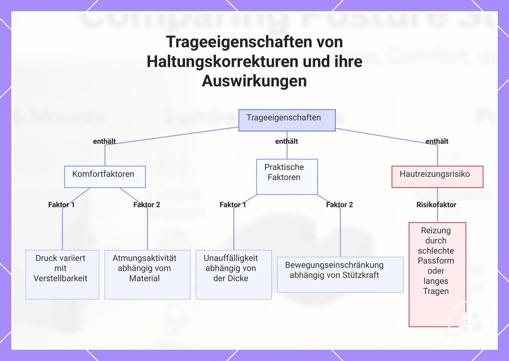 Trageeigenschaften von Haltungskorrekturen und ihre Auswirkungen