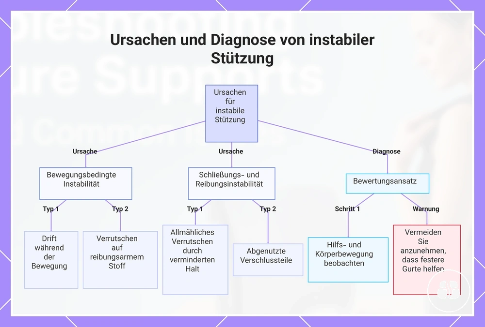 Ursachen und Diagnose von instabiler Stützung