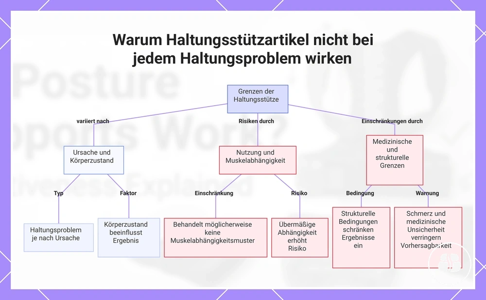 Warum Haltungsstützartikel nicht bei jedem Haltungsproblem wirken