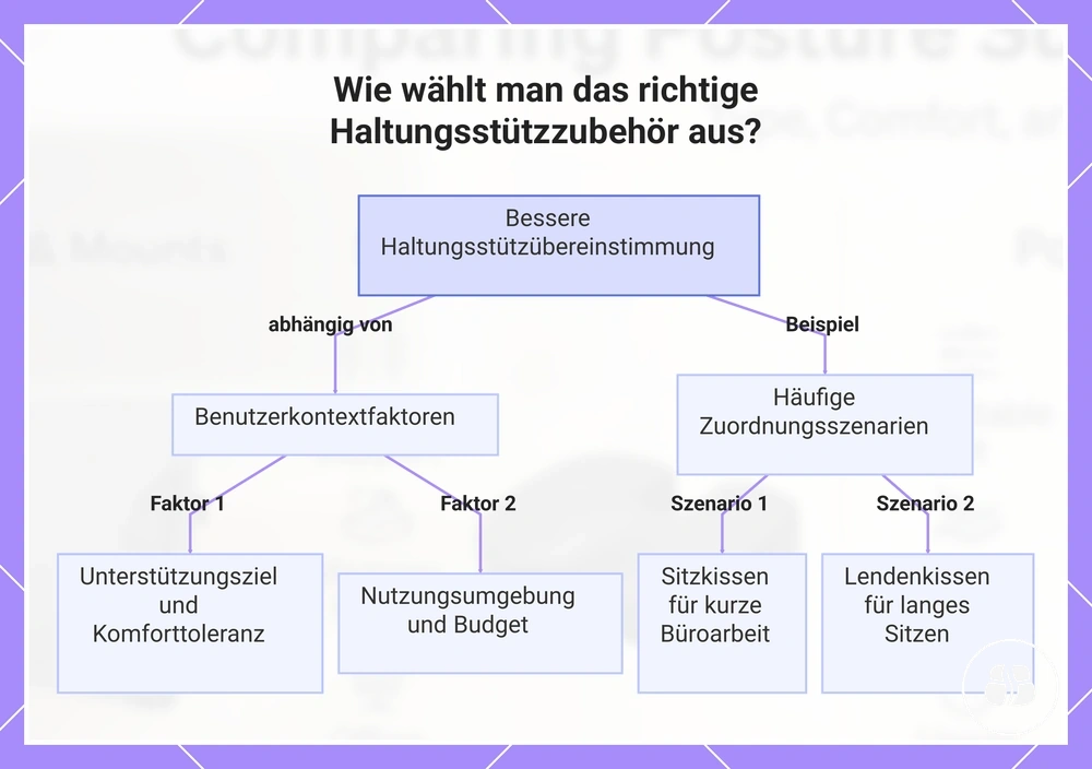 Wie wählt man das richtige Haltungsstützzubehör aus?