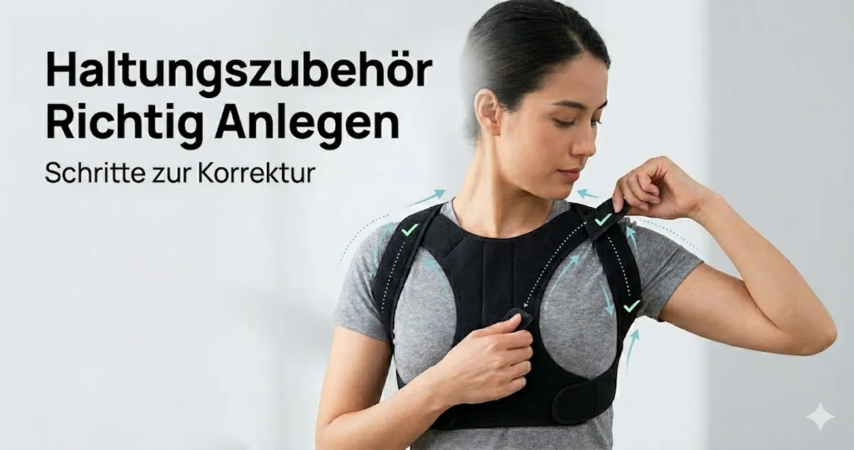 Richtiges Anlegen und Einstellen von Haltungsstütz-Zubehör