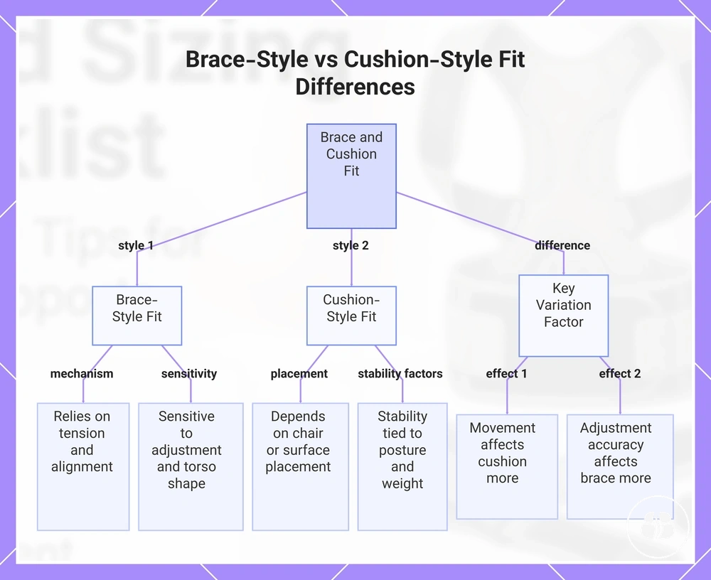Brace-Style vs Cushion-Style Fit Differences