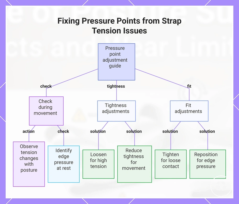 Fixing Pressure Points from Strap Tension Issues