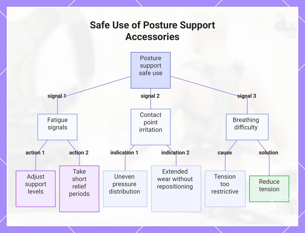 Safe Use of Posture Support Accessories