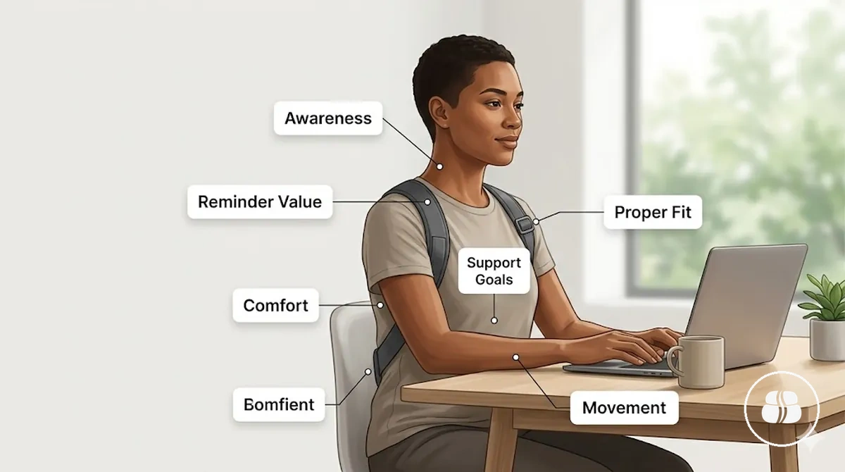 Propósito del uso diario de soporte postural y conciencia postural