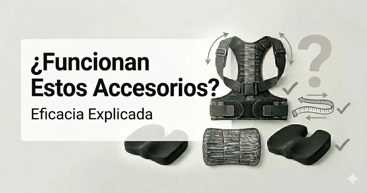Explicación sobre la eficacia de los accesorios de soporte postural
