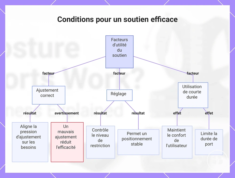 Conditions pour un soutien efficace