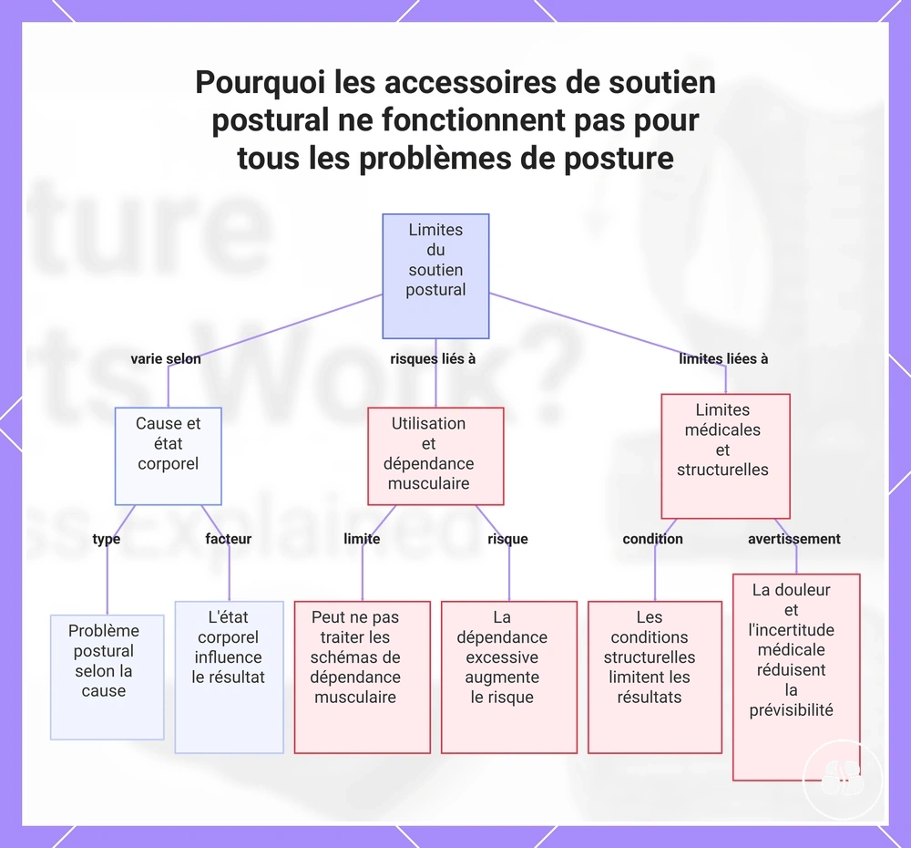 Pourquoi les accessoires de soutien postural ne fonctionnent pas pour tous les problèmes de posture