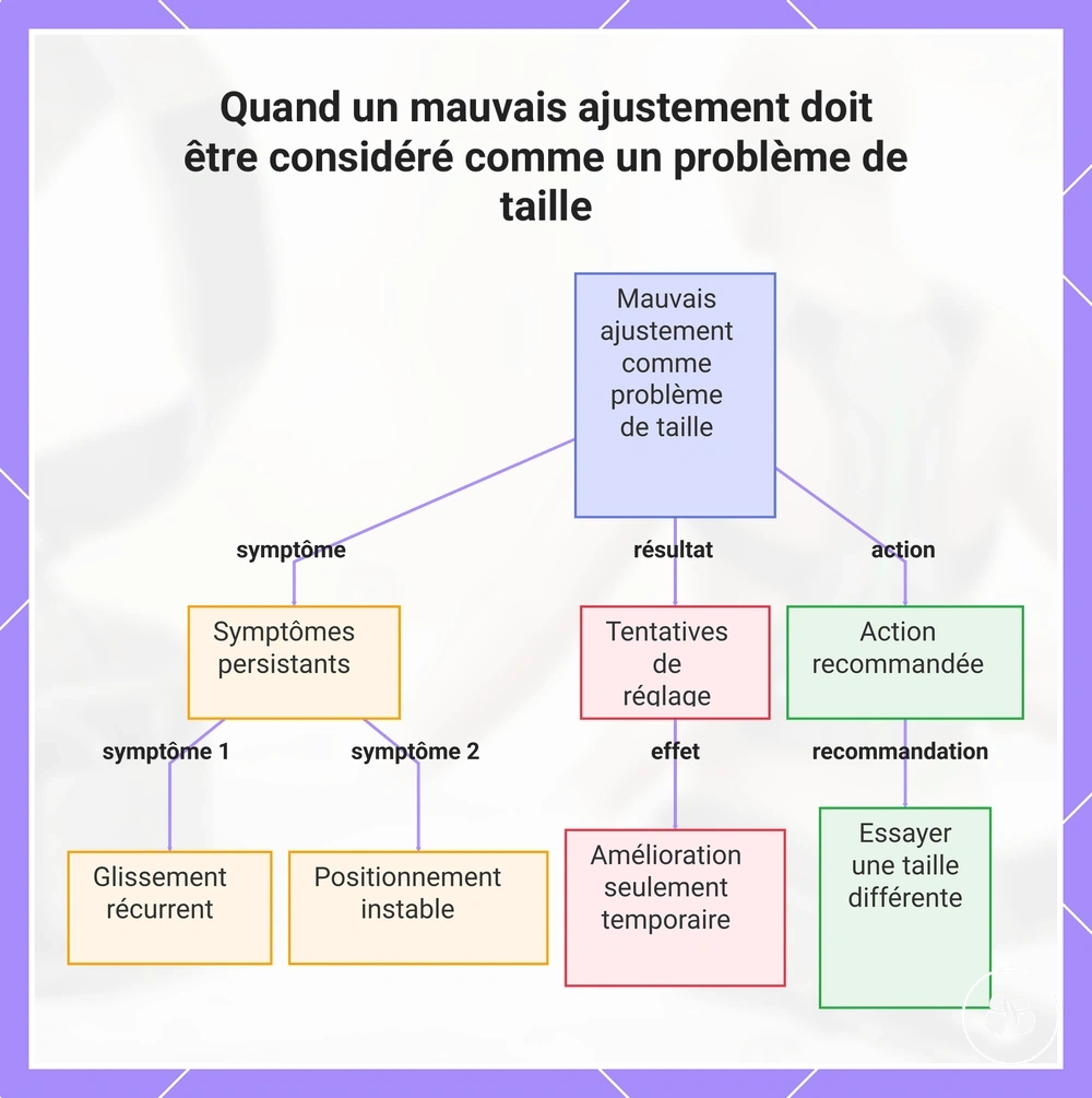 Quand un mauvais ajustement doit être considéré comme un problème de taille