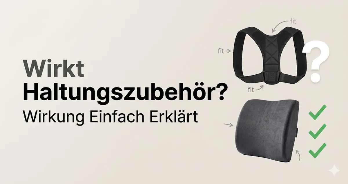 Explication de l’efficacité des accessoires de soutien postural