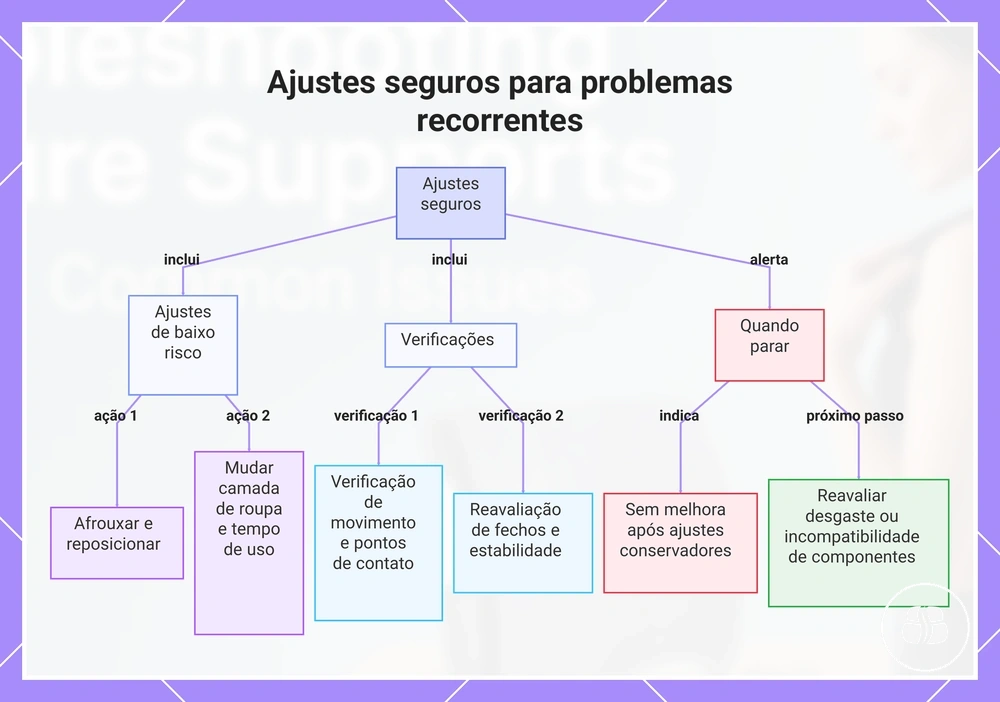 Ajustes seguros para problemas recorrentes