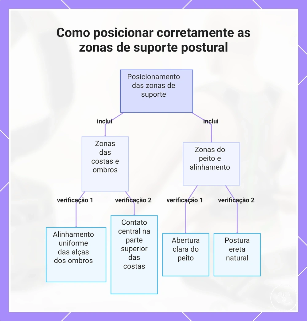 Como posicionar corretamente as zonas de suporte postural