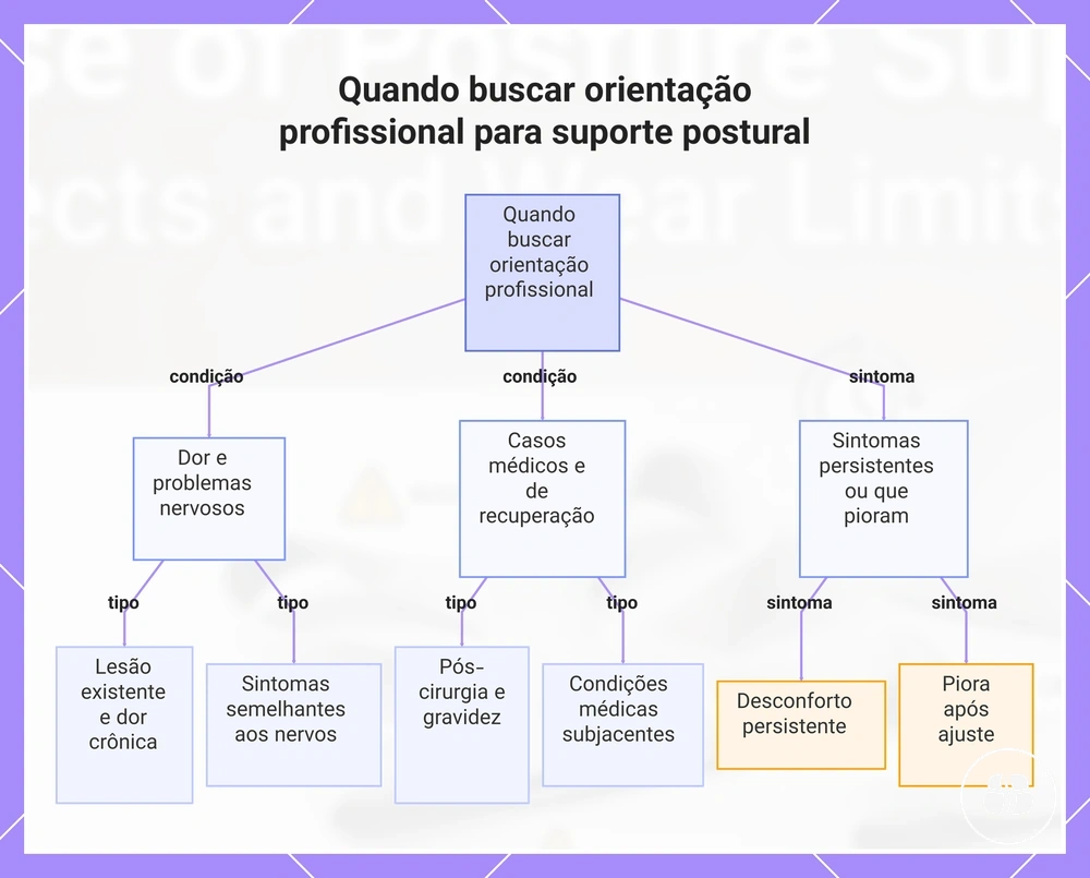 Quando buscar orientação profissional para suporte postural
