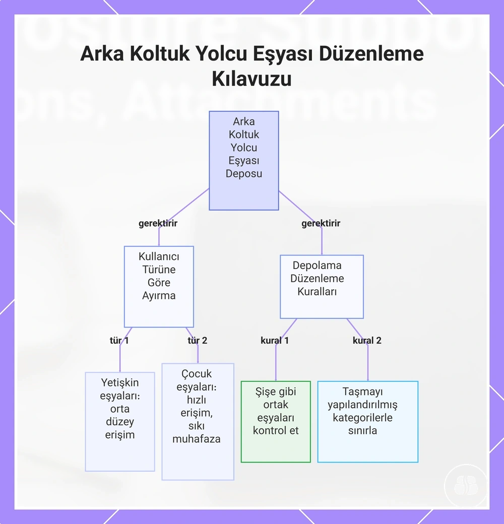 Arka Koltuk Yolcu Eşyası Düzenleme Kılavuzu
