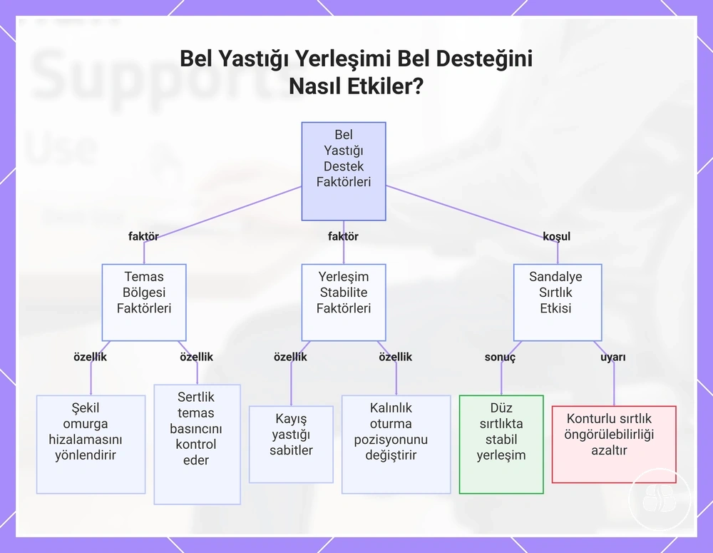 Bel Yastığı Yerleşimi Bel Desteğini Nasıl Etkiler?