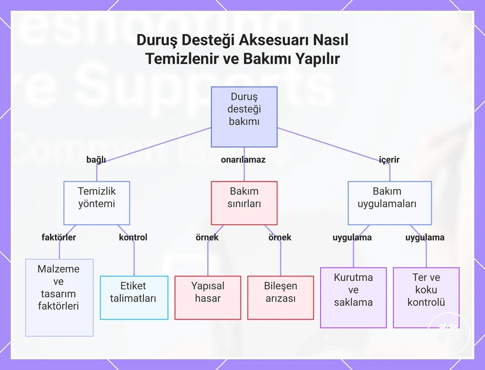 Duruş Desteği Aksesuarı Nasıl Temizlenir ve Bakımı Yapılır