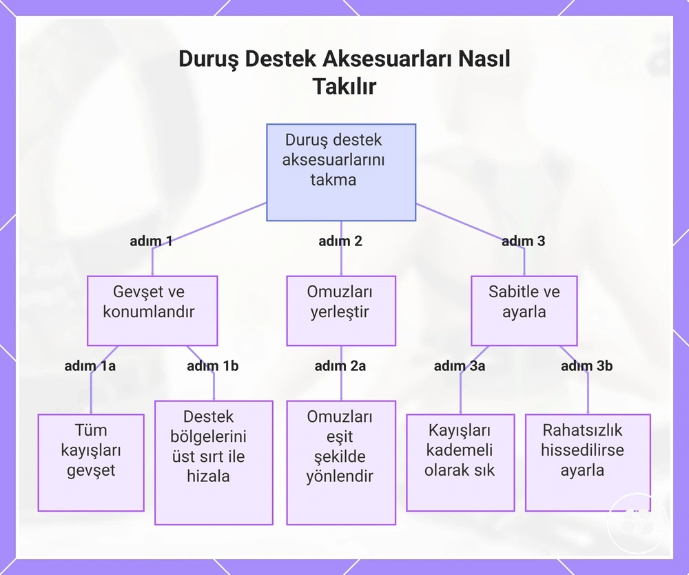 Duruş Destek Aksesuarları Nasıl Takılır