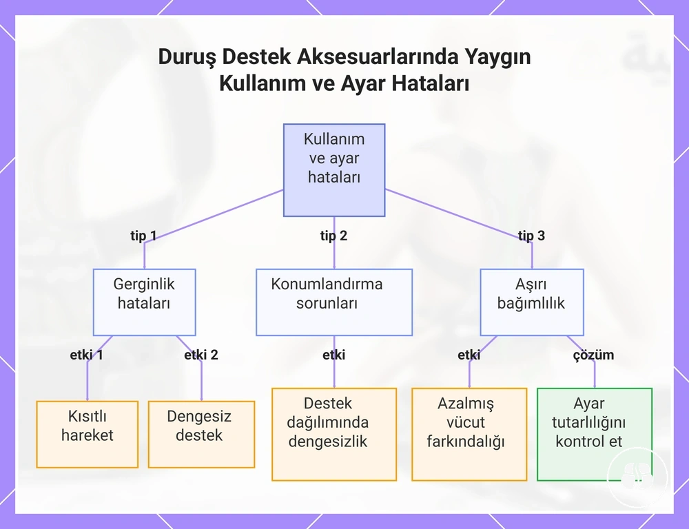 Duruş Destek Aksesuarlarında Yaygın Kullanım ve Ayar Hataları